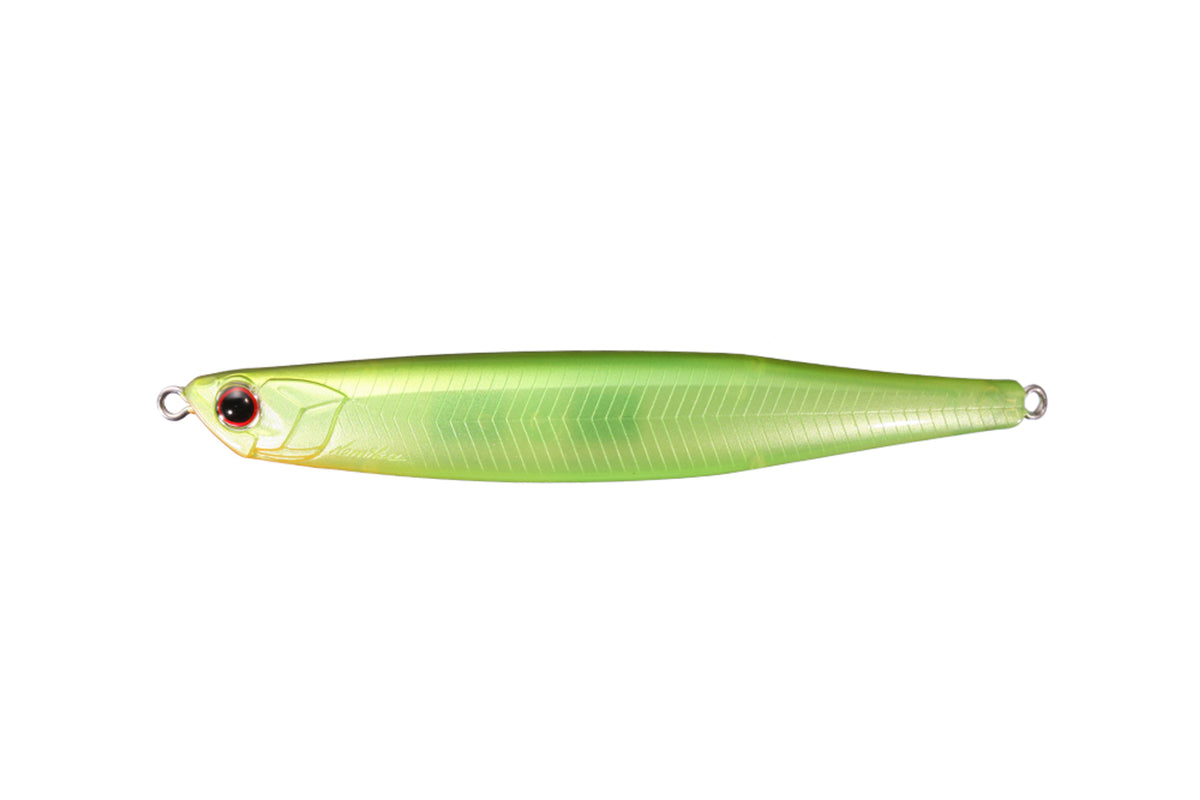 Vobler O.S.P Osp Bent Minnow 76f 76mm 4.3gr G35 Ghost Lime Chart