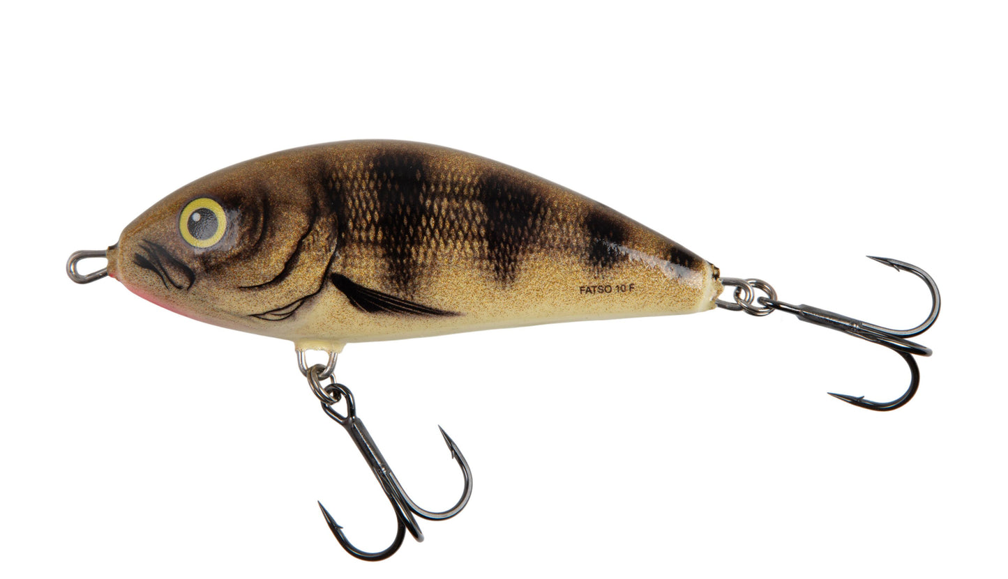Vobler Salmo Vobler Scufundător Fatso 12cm Sinking Emerald Perch