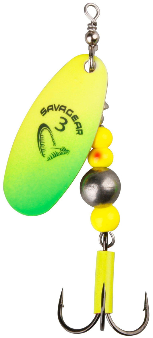 Lingurita Rotativa Savage Gear Caviar Spinner 3 9.5g S Fluo Y/c