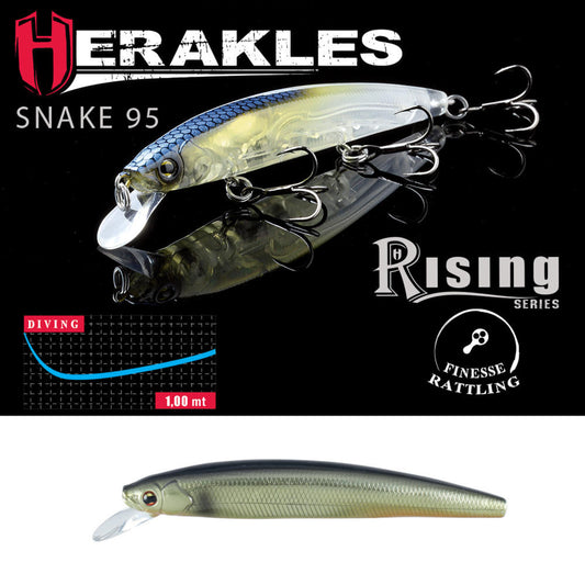 Vobler Herakles Snake 95f 9.5cm 8.8gr Smoke Gold