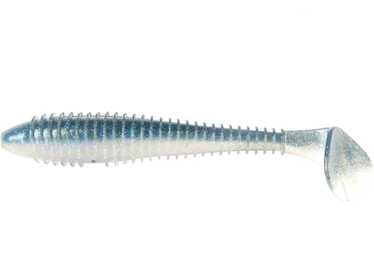Naluca Soft Shad Keitech Swing Impact Fat Electric Silver Shiner Ea#22 7.1cm