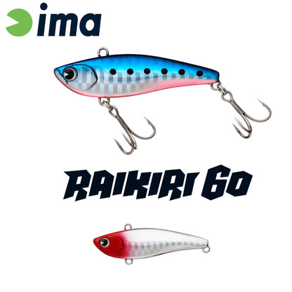 Vobler Ima Raikiri Vibration 60 60mm 11gr 001 Red Head