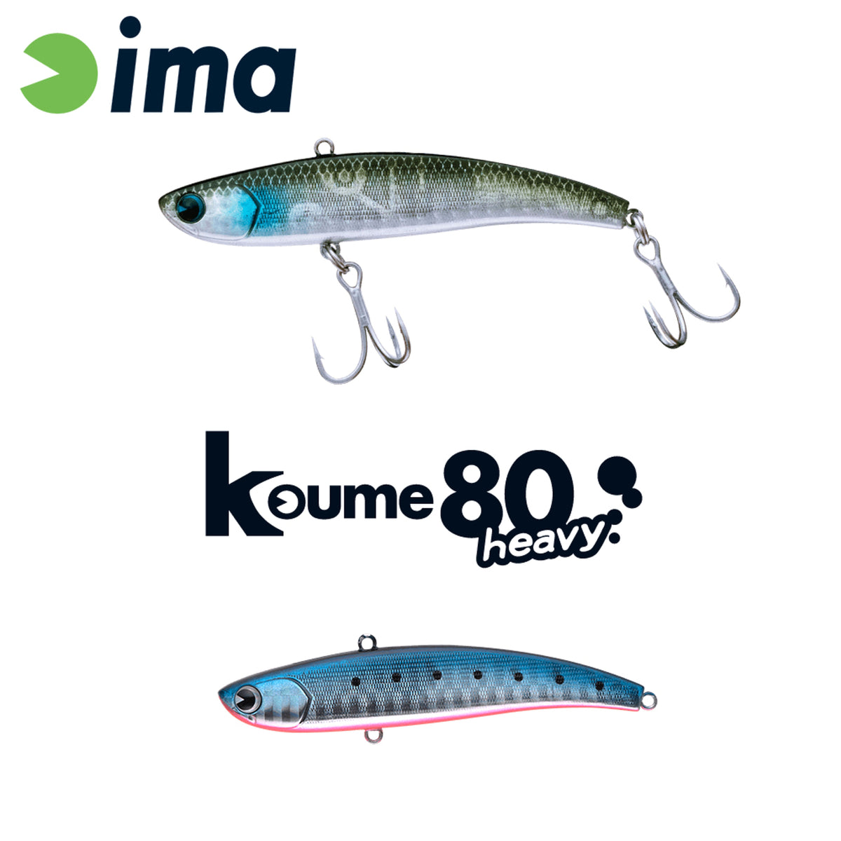 Vobler Ima Koume Vibration 80 Heavy 80mm 20gr 109 Japanese Sardine
