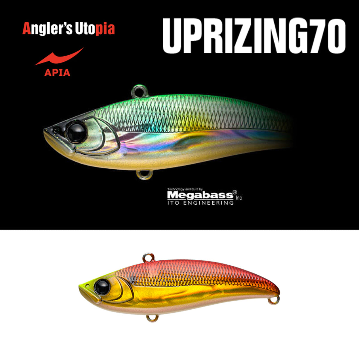 Vobler Apia Uprizing 70 14gr 70mm 01 Red Gold Konoshiro