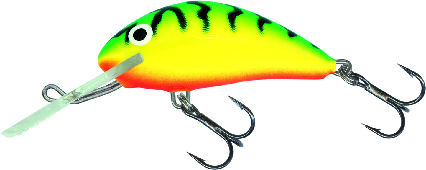 Vobler Salmo Vobler Plutitor Hornet 4cm Floating Green Tiger
