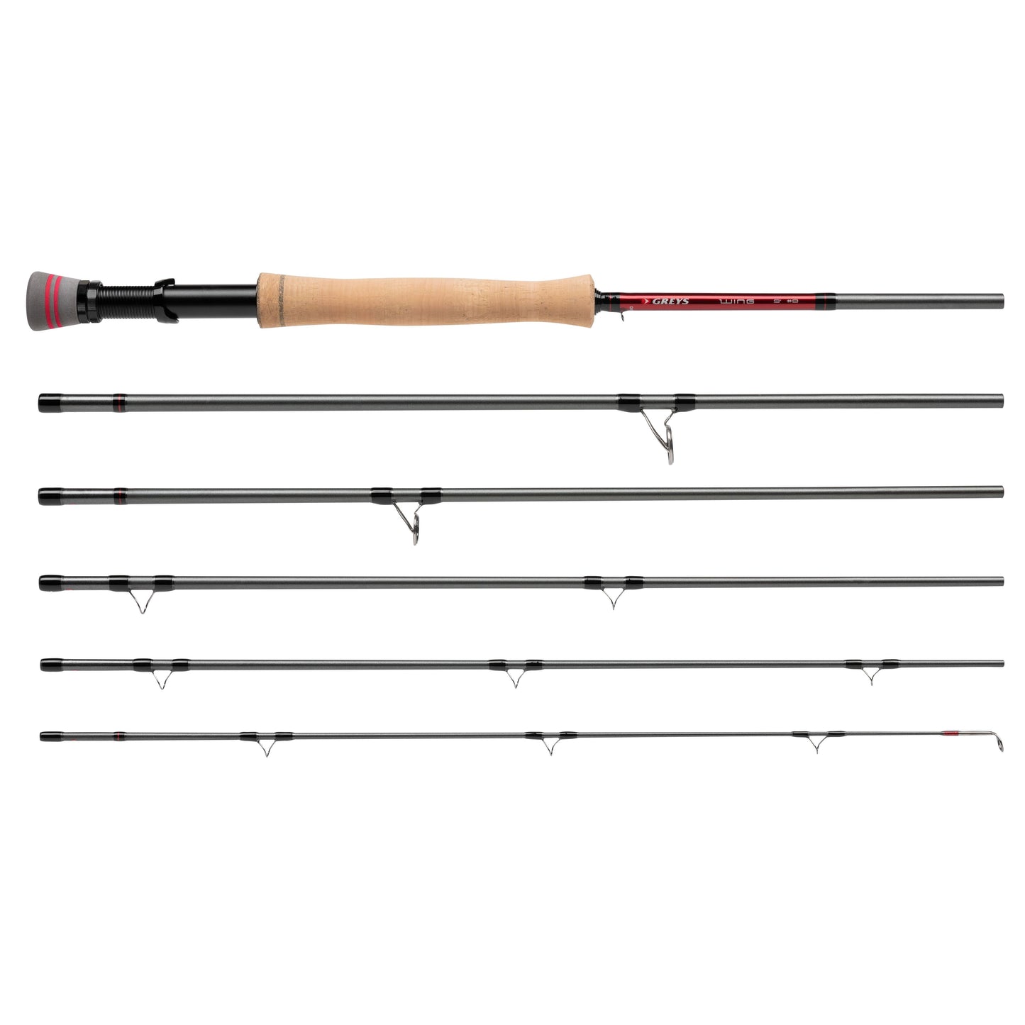 Lanseta Musca/ Fly Greys Growin908t Wing 9ft 8line 6pc