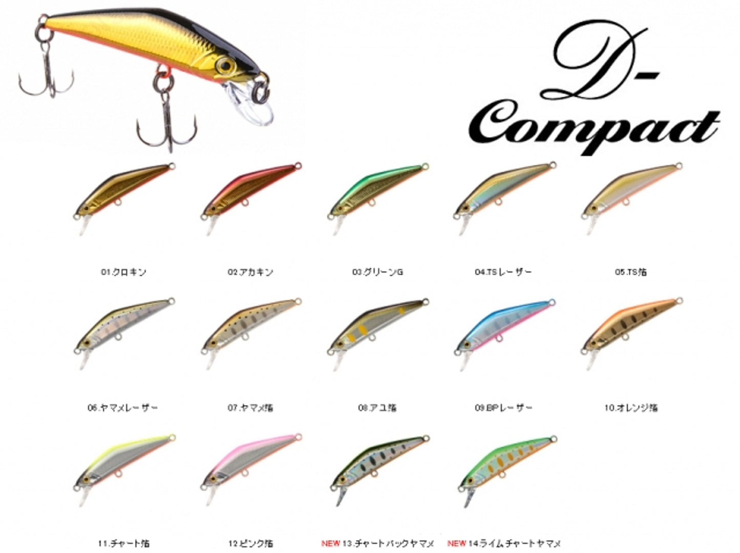 Vobler Vobler Smith D Compact 38mm 2.5g 12 S