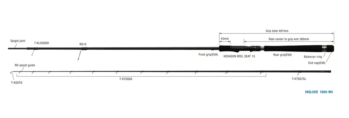 Lanseta Spinning Zenaq Zenaq Inqlude Is89-m5 Master Hand 8'9" 271cm 5-35gr