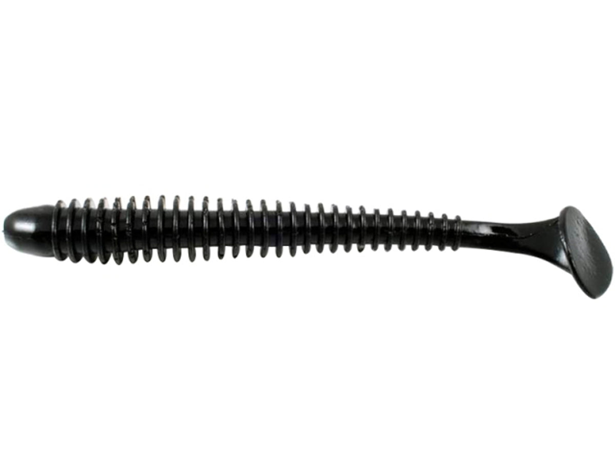 Naluca Soft Shad Keitech Swing Impact Slim Black 001 8.9cm