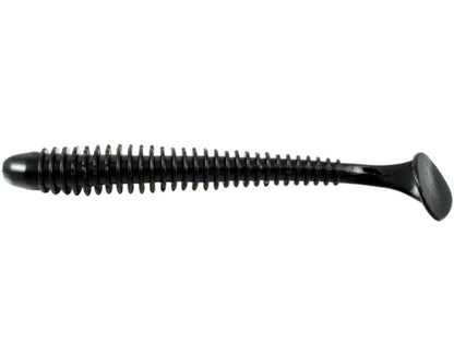 Naluca Soft Shad Keitech Swing Impact Slim Black 001 8.9cm