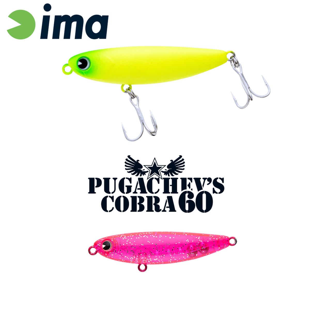 Vobler Ima Pugachevs Cobra 60 60mm 6gr 102 Pinky Pepper