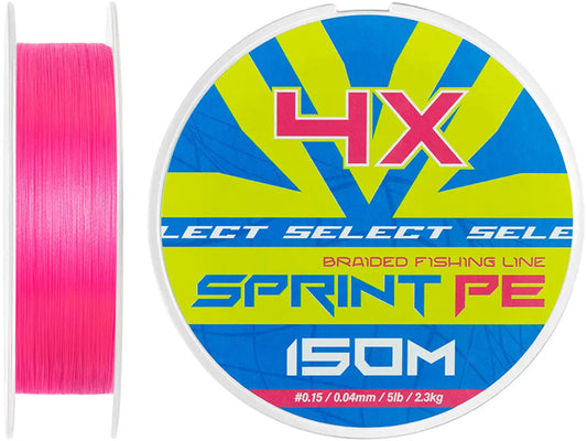 Fir Textil Select Sprint Pe 4x Pink 150m 0.06mm / 3.1kg