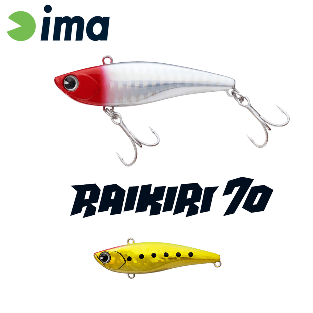 Vobler Ima Raikiri Vibration 70 70mm 15gr 010 Gold Chart Sardines