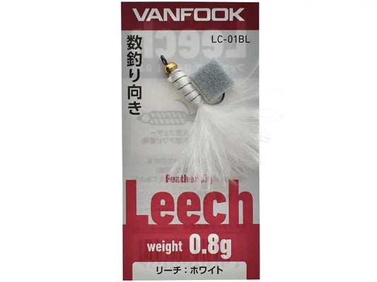 Vanfook Leech LC-01BL 0.8g White 0.8g White