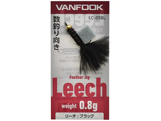 Vanfook Leech LC-05BL 0.8g Black 0.8g Black