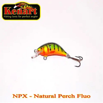 Vobler Clean Hunter Sinking 2cm/2g Kenart : Culoare - Natural Perch Fluo