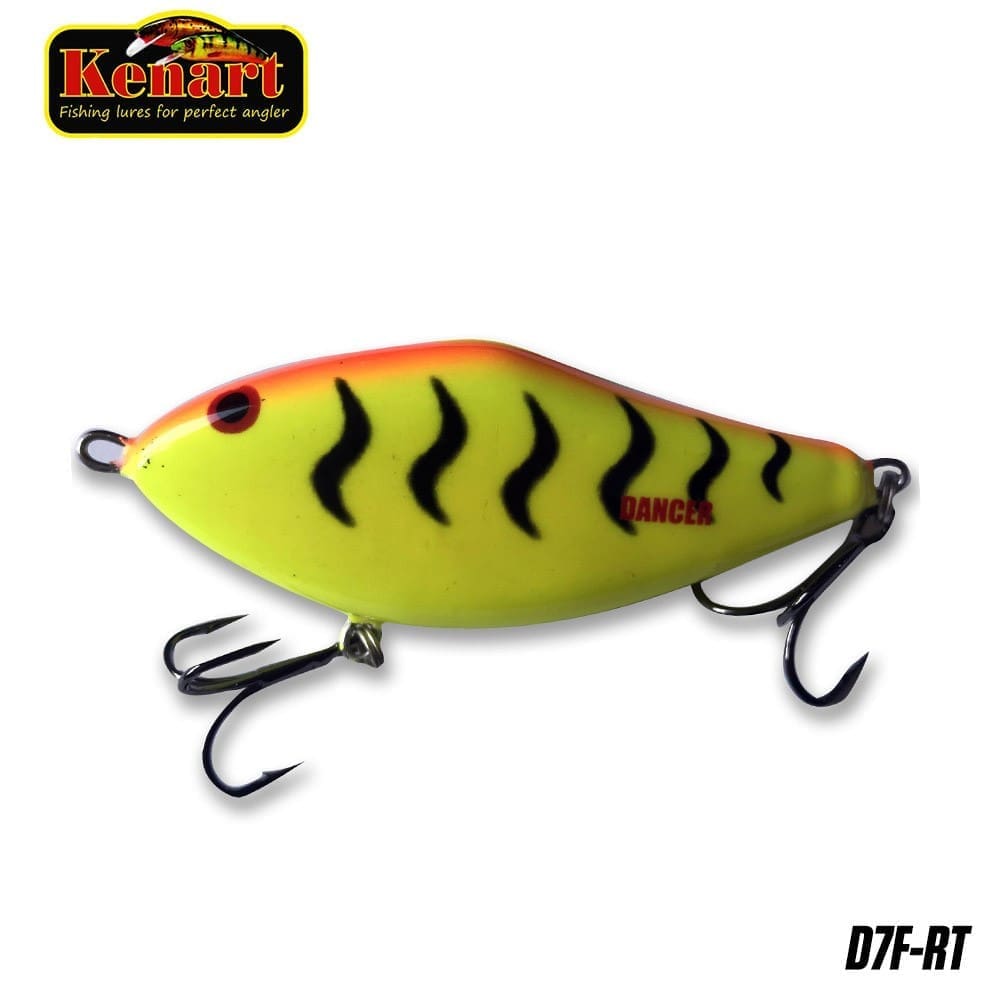 Vobler Dancer Sinking 7cm/22g Kenart : Culoare - Yellow Roach