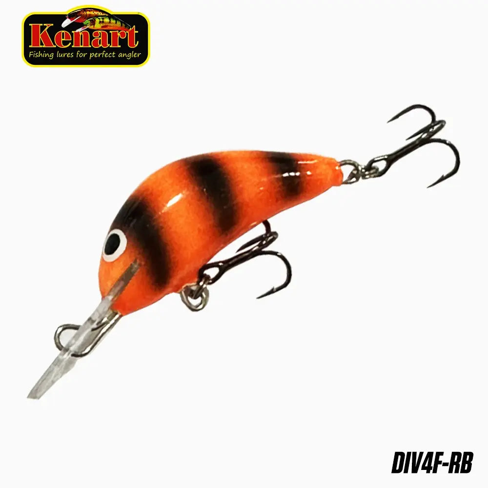 Vobler Diver Floating 4cm/3g Kenart : Culoare - RB