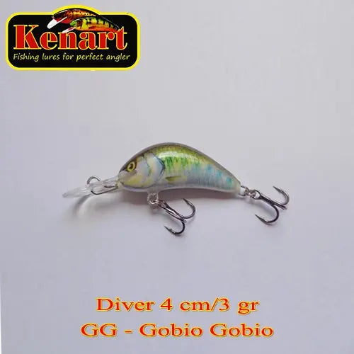 Vobler Diver Floating 4cm/3g Kenart : Culoare - Gobio Gobio