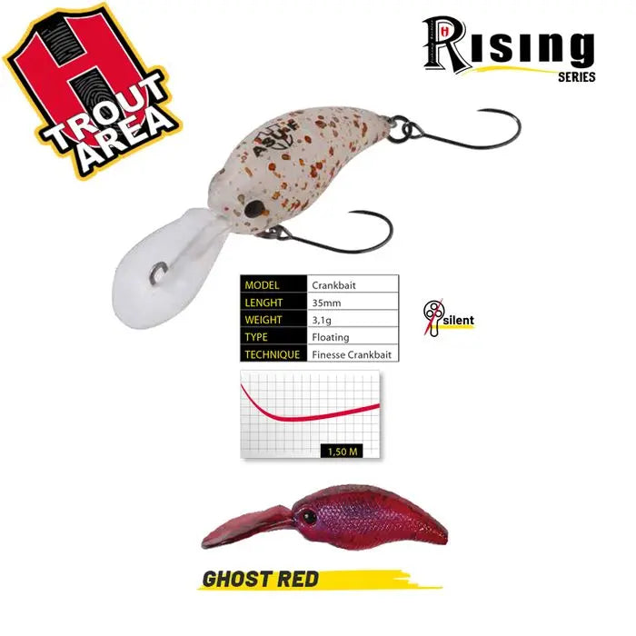 Vobler Herakles Asu 35f 3.5cm 3.1gr Ghost Red