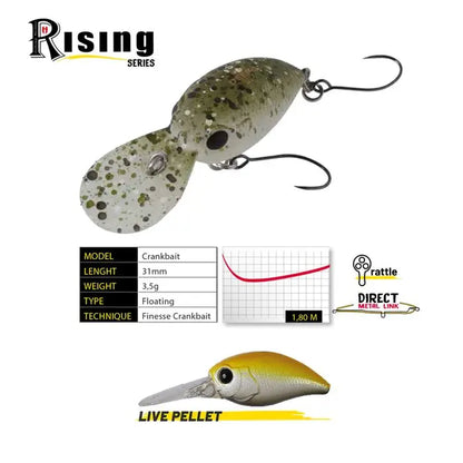 Vobler Herakles Deep-j F 3.1mm 3.5gr Live Pellet