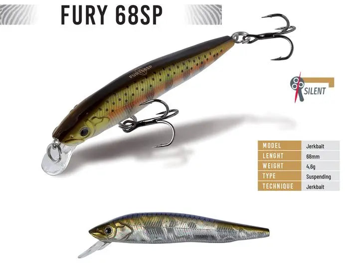 Vobler Herakles Fury 68sp 6.8cm 4.8gr Alburno Shad