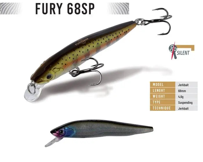 Vobler Herakles Fury 68sp 6.8cm 4.8gr Gilled