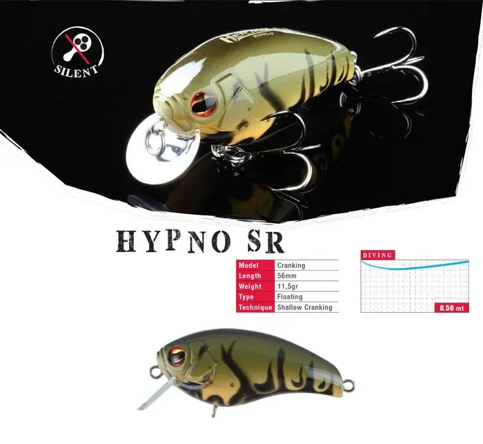 Vobler Herakles Hypno-sr F 5.6cm 11.5gr Brown Craw