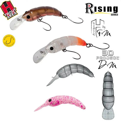 Vobler Herakles Moth Sk Sinking 3.7cm 2.4gr Lady Killer Glow