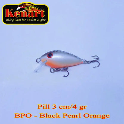 Vobler Pill Sinking 3cm/4g Kenart : Culoare - BPO