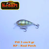 Vobler Pill Sinking 3cm/4g Kenart : Culoare - RP