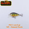 Vobler Pill Sinking 3cm/4g Kenart : Culoare - Natural Perch