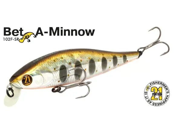 Vobler Pontoon21 Bet a Minnow 102F-SR 10.2cm 14.9g 007 F Bet a Minnow 10.2cm 14.9g 007