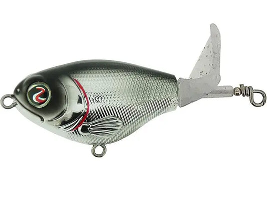 Vobler River2Sea Whopper Plopper 60 6cm 7g Chrome Black 44 F 6cm 7g Chrome Black 44