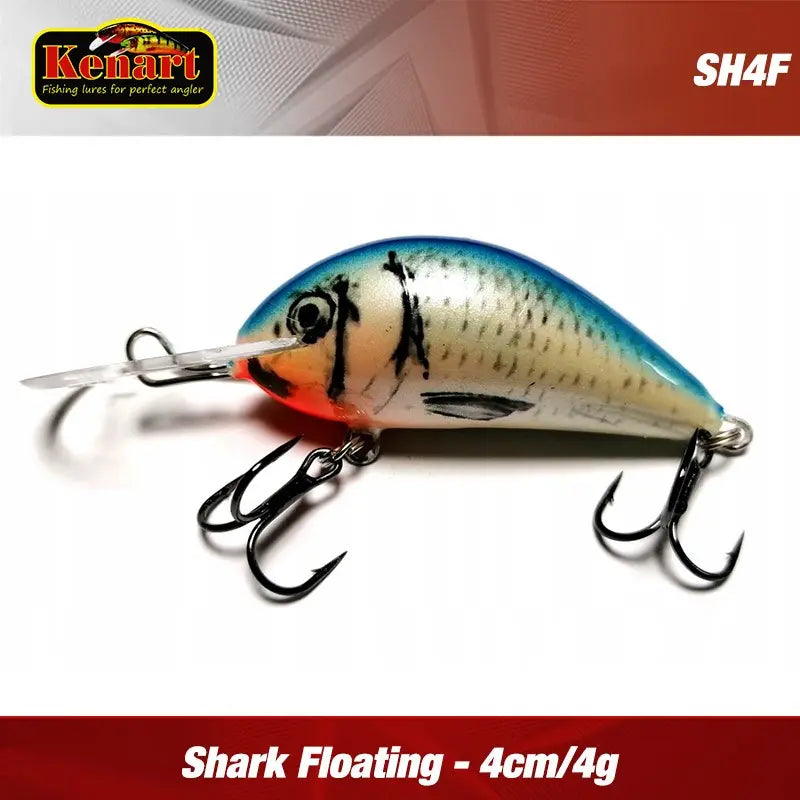 Vobler Shark Floating 4cm/4g Kenart : Culoare - NG