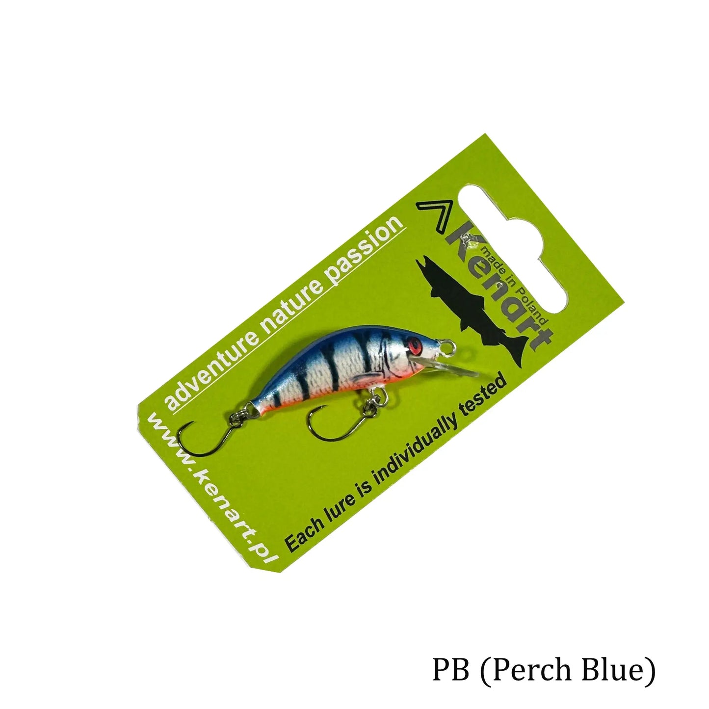 Vobler Winner 3.5cm/4gr sinking Kenart : Culoare - PB (Perch Blue)
