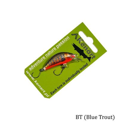 Vobler Winner 3.5cm/4gr sinking Kenart : Culoare - BT (Blue Trout)