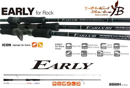 Yamaga Blanks Yamaga Early Rock 86mh 2.590m 7-40gr